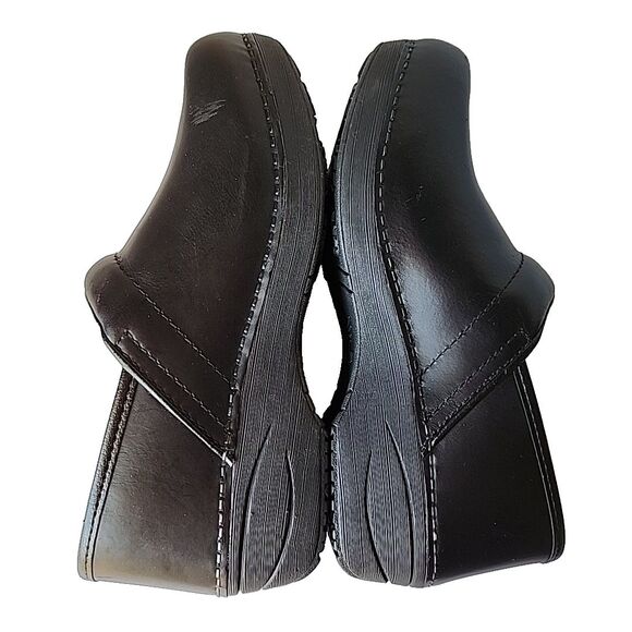 Dansko XP 2.0 Black Leather Clog Womens Size EU 38 US 7.5 8 Comfort - Picture 12 of 14